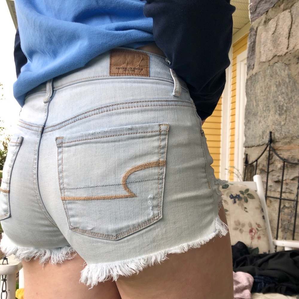 American eagle jean shorts